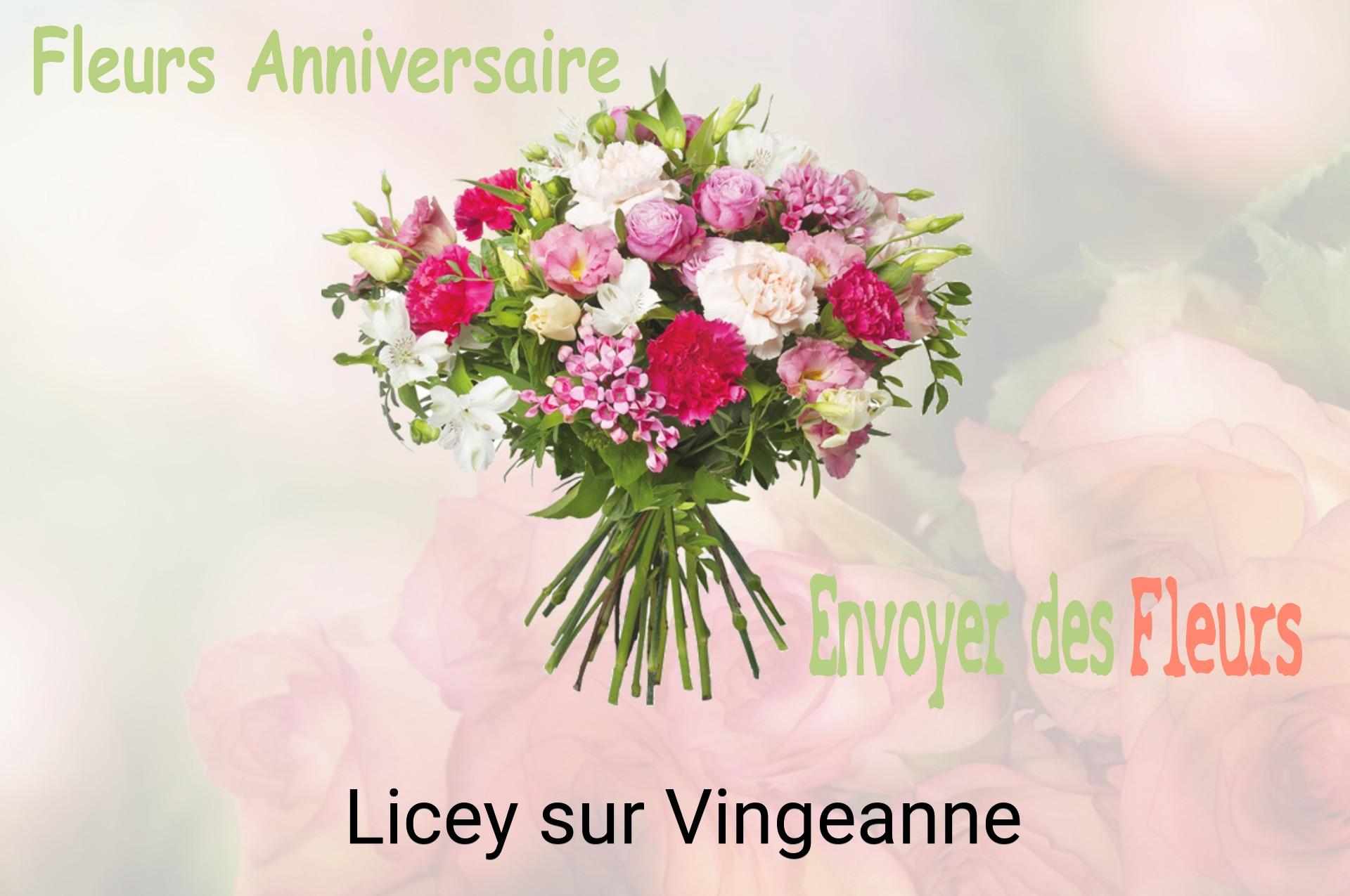 Bouquet de fleurs d’anniversaire livré à Licey-sur-Vingeanne